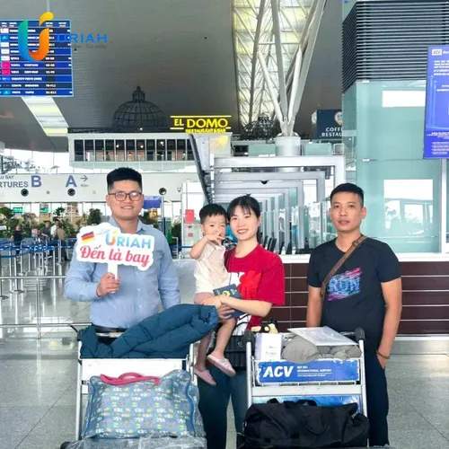 Học viên diện §18b đã đưa vợ con sang định cư cùng tại Đức